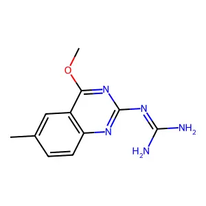 1-(4-Methoxy-6-methylquinazolin-2-yl)guanidine structure