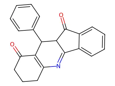 10-Phenyl-7,8,10,10a-tetrahydro-6H-indeno[1,2-b]quinoline-9,11-dione structure