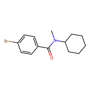 4-溴-N-己基-N-甲基苯甲酰胺 structure