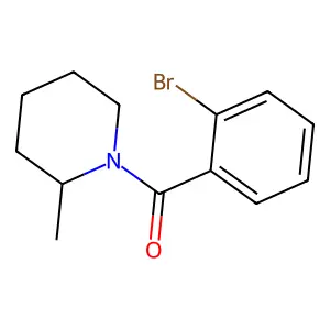 (2-Bromophenyl)(2-methyl-1-piperidinyl)methanone structure