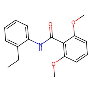 N-(2-ethylphenyl)-2,6-dimethoxybenzamide structure