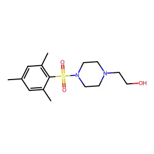 2-(4-(Mesitylsulfonyl)piperazin-1-yl)ethanol structure