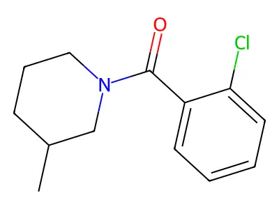 1-(2-Chlorobenzoyl)-3-methylpiperidine structure