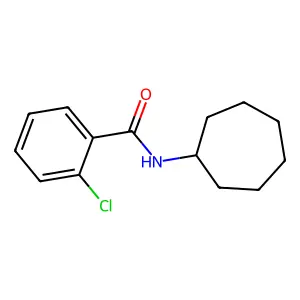 2-氯-N-环庚基苯甲酰胺 structure