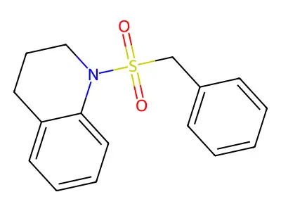 1-(Benzylsulfonyl)-1,2,3,4-tetrahydroquinoline structure