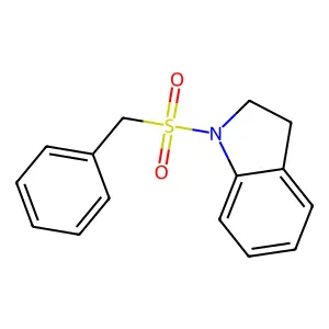 1-Benzylsulfonyl-2,3-dihydroindole structure