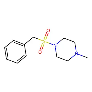 1-Benzylsulfonyl-4-methylpiperazine structure