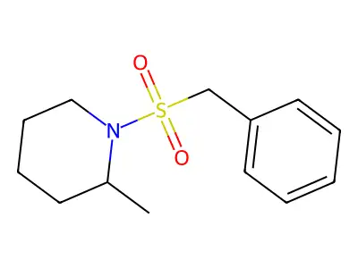1-(Benzylsulfonyl)-2-methylpiperidine structure