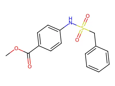 Methyl 4-[(benzylsulfonyl)amino]benzoate structure