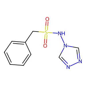 1-phenyl-N-(1,2,4-triazol-4-yl)methanesulfonamide structure