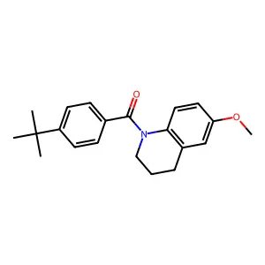 (4-(tert-Butyl)phenyl)(6-methoxy-3,4-dihydroquinolin-1(2H)-yl)methanone structure