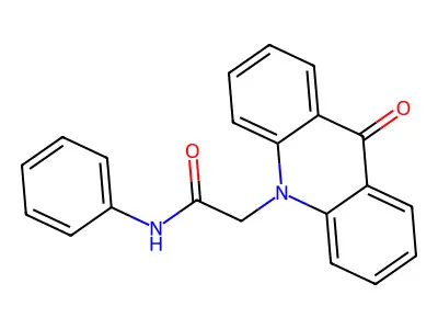 2-(9-oxo-9,10-dihydroacridin-10-yl)-N-phenylacetamide structure