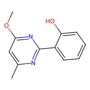 2-(4-Methoxy-6-methyl-2-pyrimidinyl)phenol structure