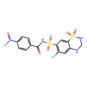 N-[(6-chloro-1,1-dioxo-3,4-dihydro-2H-1 structure