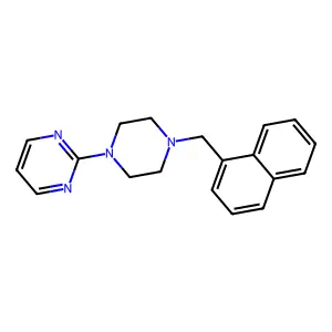 2-[4-(Naphthalen-1-ylmethyl)piperazin-1-yl]pyrimidine structure