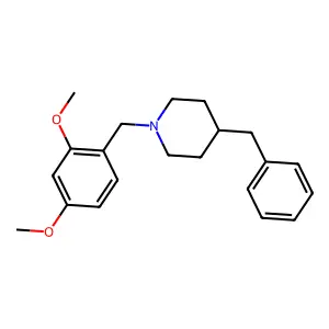 4-Benzyl-1-(2,4-dimethoxybenzyl)piperidine structure