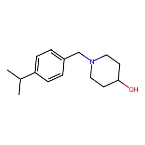 1-{[4-(Propan-2-yl)phenyl]methyl}piperidin-4-ol structure