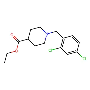 Ethyl 1-(2,4-dichlorobenzyl)piperidine-4-carboxylate structure