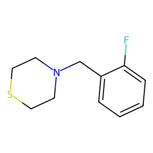 4-(2-Fluorobenzyl)thiomorpholine structure