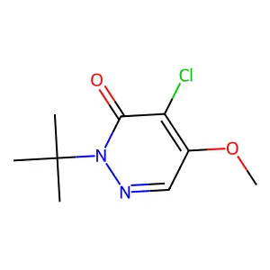 3(2H)-Pyridazinone, 4-chloro-2-(1,1-dimethylethyl)-5-methoxy- structure