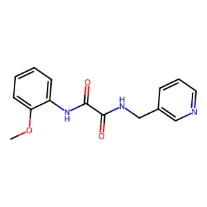 N1-(2-methoxyphenyl)-N2-(pyridin-3-ylmethyl)oxalamide structure