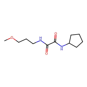 Oxamide, N-cyclopentyl-N'-(3-methoxypropyl)- structure