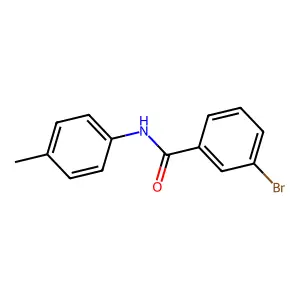 3-bromo-N-(4-methylphenyl)benzamide structure