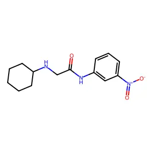 2-(己基氨基)-N-(3-硝基苯基)乙酰胺 structure
