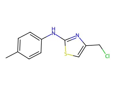 4-(Chloromethyl)-N-(p-tolyl)thiazol-2-amine structure