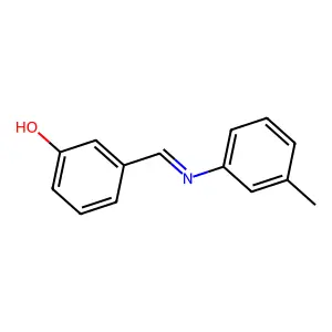 3-[[(3-Methylphenyl)imino]methyl]phenol structure