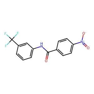 4-Nitro-N-(3-(trifluoromethyl)phenyl)benzamide structure
