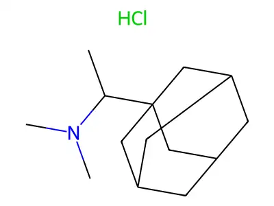 1-(1-adamantyl)-N,N-dimethylethanamine;hydrochloride structure