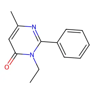 3-Ethyl-6-methyl-2-phenyl-4(3H)-pyrimidinone structure