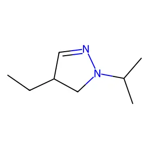 2-Pyrazoline, 4-ethyl-1-isopropyl- structure