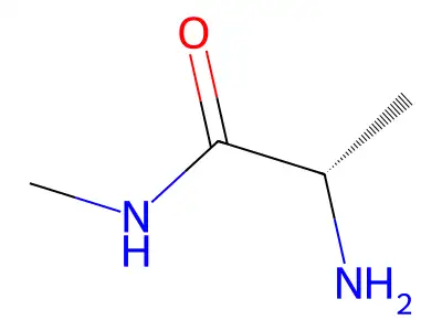2-Amino-N-methylpropanamide structure