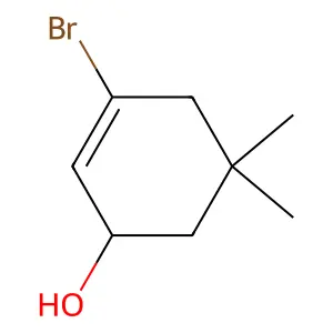 3-Bromo-5,5-dimethyl-cyclohex-2-enol structure