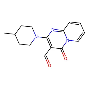 2-(4-methylpiperidin-1-yl)-4-oxo-4H-pyrido[1,2-a]pyrimidine-3-carbaldehyde structure