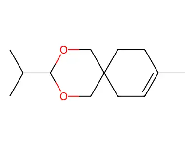 3-Isopropyl-9-methyl-2,4-dioxaspiro[5.5]undec-8-ene structure