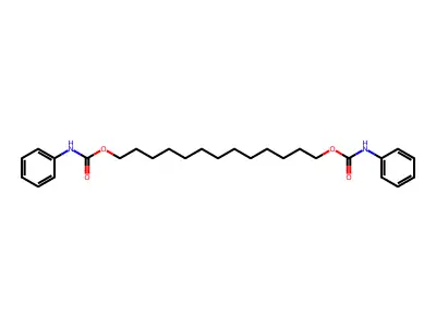13-[(Anilinocarbonyl)oxy]tridecyl phenylcarbamate structure