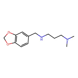 N1-(Benzo[d][1,3]dioxol-5-ylmethyl)-N3,N3-dimethylpropane-1,3-diamine structure