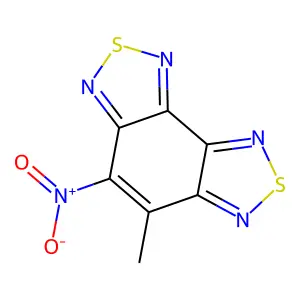 5-Methyl-4-nitro-[1,2,5]thiadiazolo[3,4-e][2,1,3]benzothiadiazole structure