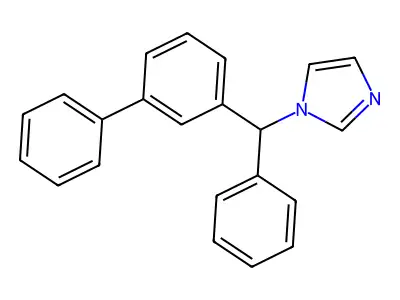 1-([1,1'-biphenyl]-3-yl(phenyl)methyl)-1H-imidazole structure