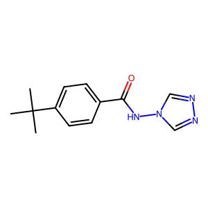 4-tert-butyl-N-(4H-1,2,4-triazol-4-yl)benzamide structure