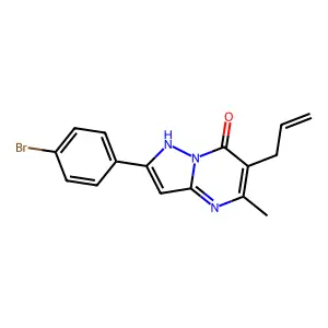 6-Allyl-2-(4-bromophenyl)-5-methylpyrazolo[1,5-a]pyrimidin-7-ol structure