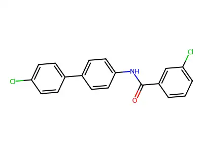 3-Chloro-N-(4'-chloro-biphenyl-4-yl)-benzamide structure