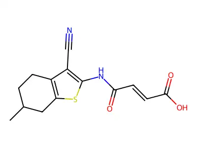 4,5,6,7-Tetrahydro-1-benzothiophene-3-carboxylic acid structure