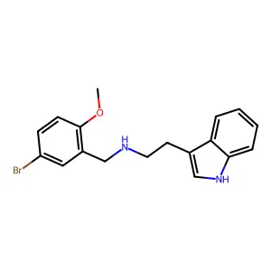 (5-Bromo-2-methoxybenzyl)[2-(1H-indol-3-YL)ethyl]amine structure