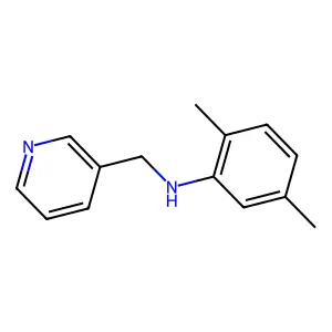 2,5-dimethyl-N-(pyridin-3-ylmethyl)aniline structure