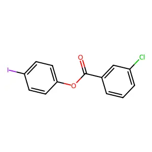 4-Iodophenyl 3-chlorobenzoate structure