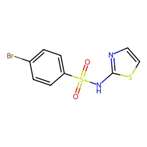 4-bromo-N-(1,3-thiazol-2-yl)benzene-1-sulfonamide structure
